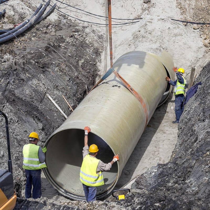 GVK buizen installatie